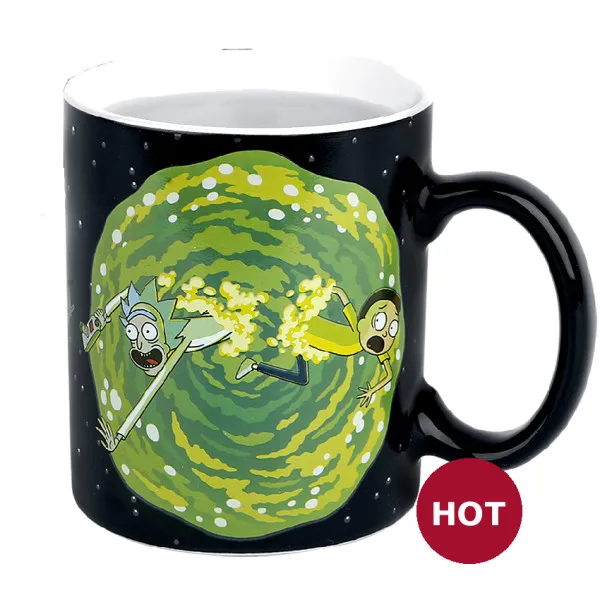 Heat Change Mug: Rick and Morty "Portals"