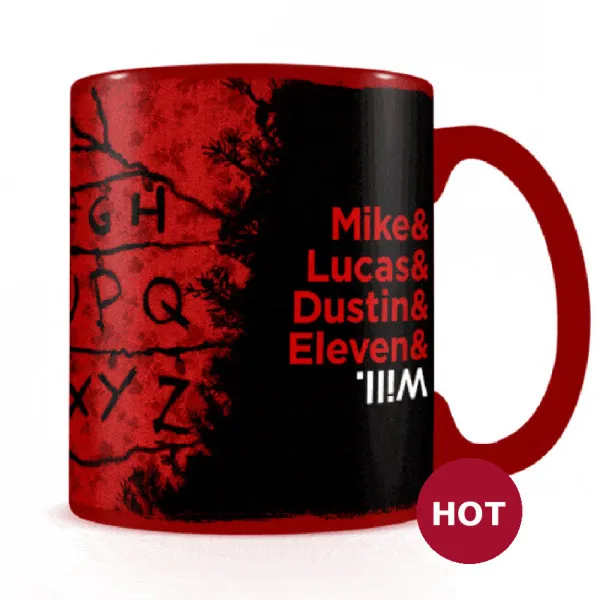 Heat Change Mug: Stranger Things (R, U, N)