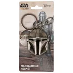 Μπρελόκ: Star Wars "Mandalorian Helmet" (μεταλλικό)