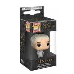 Μπρελόκ: Game of Thrones Pocket POP! Vinyl - Νταινέρυς Ταργκάρυεν με λευκό παλτό
