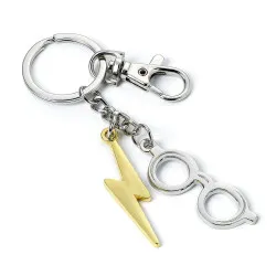 Keychain: Harry Potter "Lightening Bolt & Glasses"