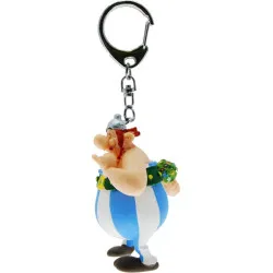 Keychain: Obelix with Flowers