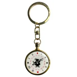 Keychain: Rabbit's clock (Alice in Wonderland)