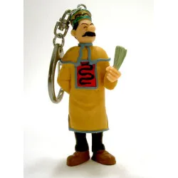 Keychain: Thompson with closed fan from The Blue Lotus