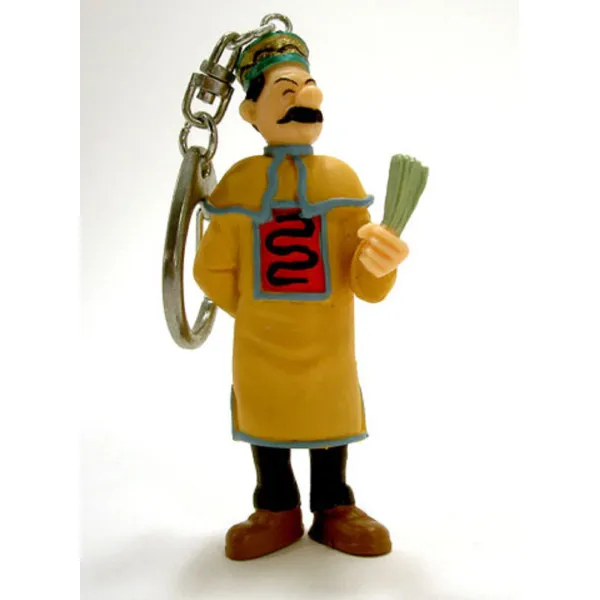 Keychain: Thompson with closed fan from The Blue Lotus
