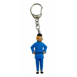 Keychain: Tintin Blue Lotus