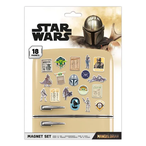 Μαγνητάκια: Star Wars "The Mandalorian Bounty Hunter" (σετ των 18)