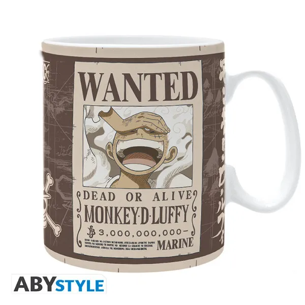 Mega Κούπα: One Piece "Luffy Wanted"