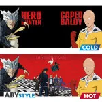 Heat Change Mug: One-Punch Man "Saitama & Garou"