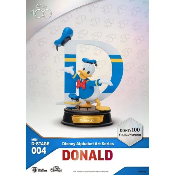 Mini D-Stage: Disney Alphabet Art "DONALD" (100 Years of Wonder)