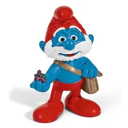 Mini Figure: Papa Smurf with Bag