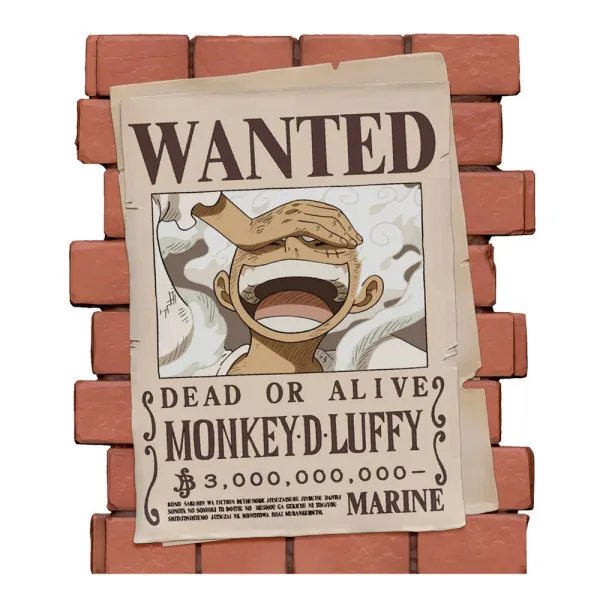 Κουμπαράς: One Piece "Wanted Luffy"