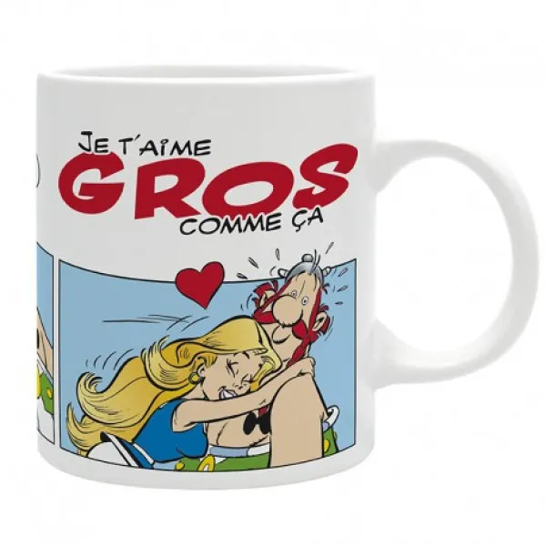 Mug Asterix "Je t'aime gros comme ça"