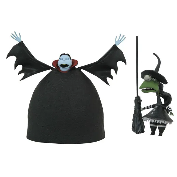 Nightmare before Christmas Collector's Action Figure: Short Witch and Band Member (Select)