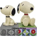 Peanuts του Jim Shore: 1950s Snoopy & Today's Snoopy "I Remember You" Celebrating 75 years