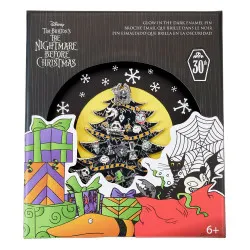 Καρφίτσα: Nightmare Before Christmas "Χριστουγεννιάτικο Δέντρο" (Limited Edition Sliding Enamel Pin)