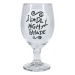 Pint Glass: Nightmare before Christmas "Deadly Night Shade" (Glow in the Dark)