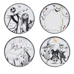 Σετ με 4 πιάτα: The Nightmare before Christmas - Τζακ & Σια