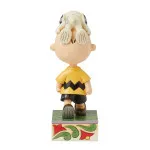 Peanuts του Jim Shore:  Snoopy on Charlie Brown's Head "Head Honcho"