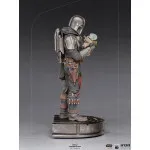 Star Wars: The Mandalorian Art "Mandalorian & Grogu" (Scale 1/10)