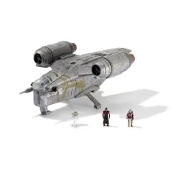 Star Wars Micro Galaxy Squadron Feature Vehicle with Figures: Razor Crest