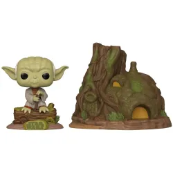 Star Wars POP! Vinyl Bobble-Head: Dagobah Yoda with hut (Empire Strikes Back 40th Anniversary)