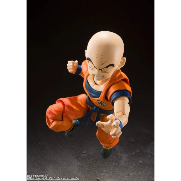 Φιγούρα Δράσης: Dragon Ball Z: S.H. Figuarts Krillin-Earths Strongest Man