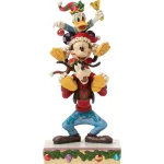 Disney Traditions του Jim Shore: Mickey, Donald & Goofy A Holiday Pile Up