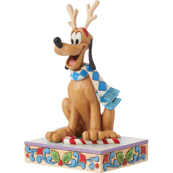 Disney Traditions του Jim Shore: Pluto Dashing Rein-dog