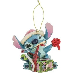 Disney Traditions: Stitch "Unwrapping Gift Hanging Ornament"