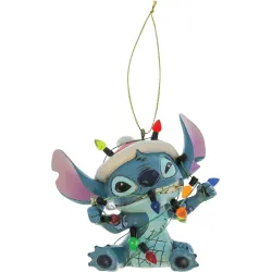 Disney Traditions: Stitch "Wrapped in Lights Hanging Ornament"