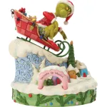 Dr. Seuss του Jim Shore: Grinch Grinch on Small Sled