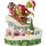 Dr. Seuss του Jim Shore: Grinch Grinch on Small Sled