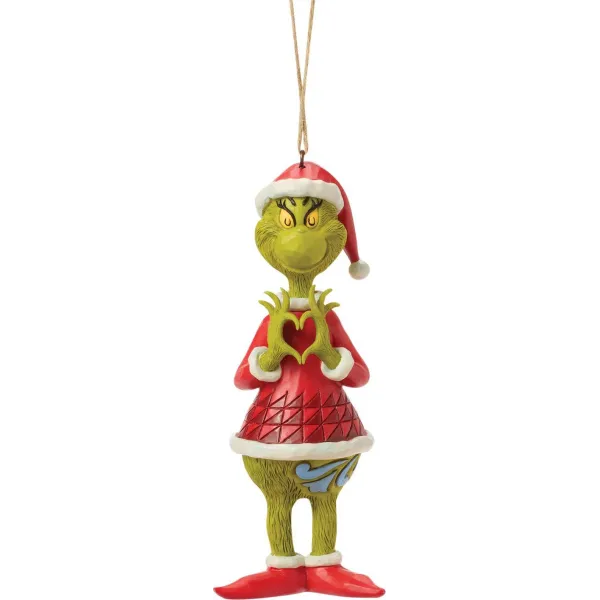 Dr. Seuss του Jim Shore: Grinch Grinch with Heart Hands