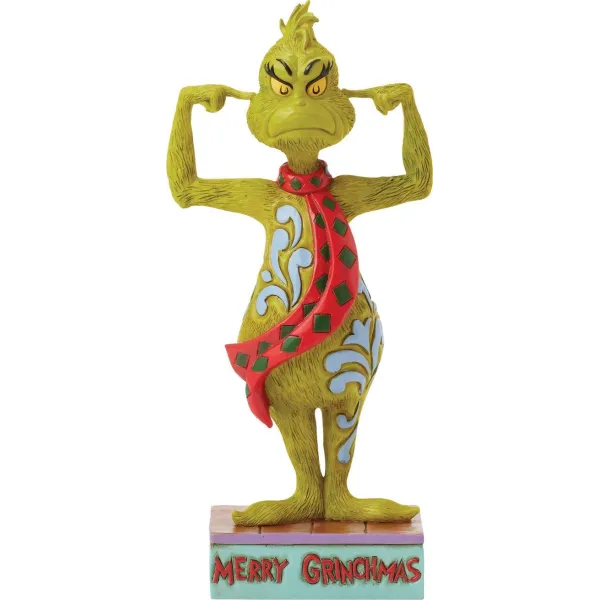 Dr. Seuss Grinch του Jim Shore: Ο Grinch Plugging His Ears