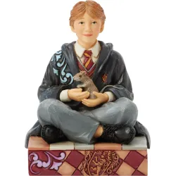 Harry Potter του Jim Shore: Ron Weasley "Wizarding Whiskers" Personality Pose