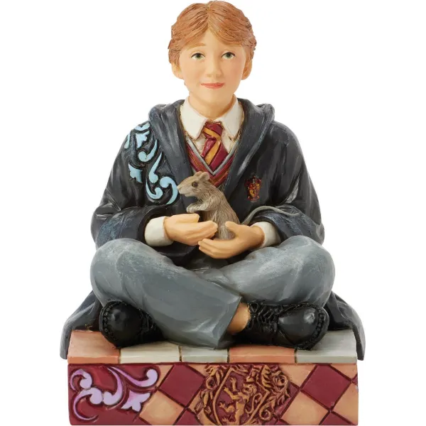 Harry Potter του Jim Shore: Ron Weasley Wizarding Whiskers Personality Pose