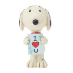 Peanuts του Jim Shore: Σνούπι I Love You Sign Mini